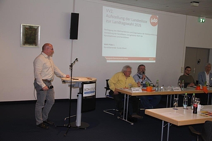 Landesparteitag im Mai 2025 in Gerlingen