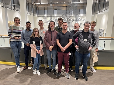 Gruppenbild Teilnehmer der JÖ Brüsselfahrt 2025 Teilnehmer der Brüsselfahrt stehen zusammen