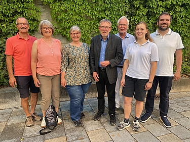 Mitglieder des ÖDP-Kreisverbands mit Bernhard Suttner in der Mitte