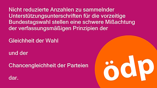 nicht reduzierte Unterstützungsunterschriften