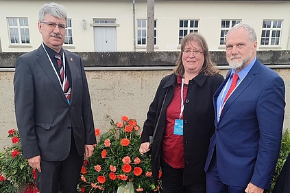 ÖDP vor Ort im KZ Dachau