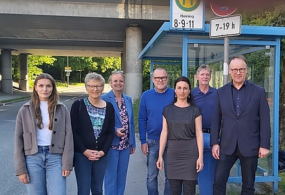Johanna Seitz, Dr. Claudia Faßbender, Dr. Eva Gerstl, Ronja Zöls-Biber, Franz Prügl und Urban Mangold