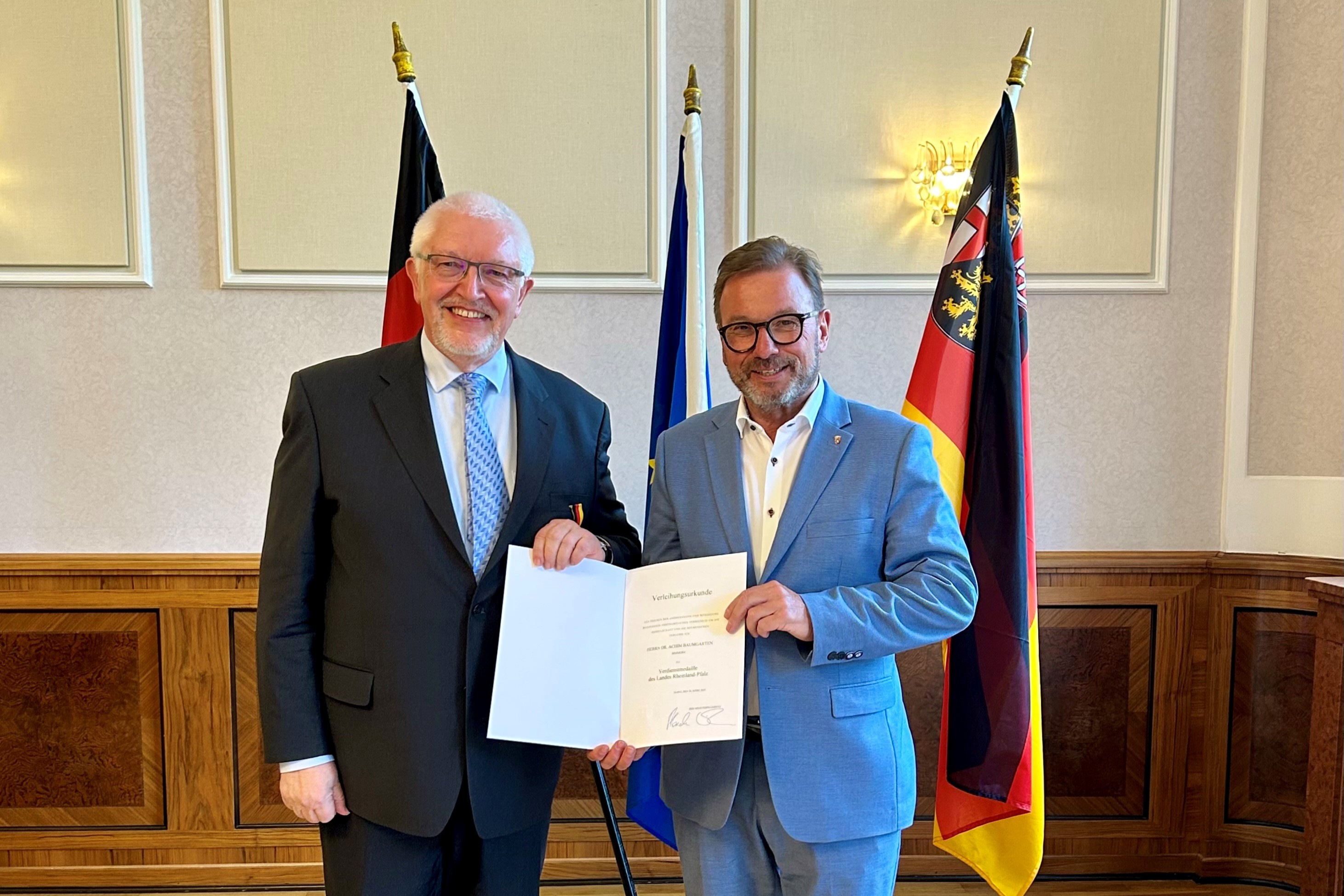 Dr. Achim Baumgarten und Wolfgang Treis