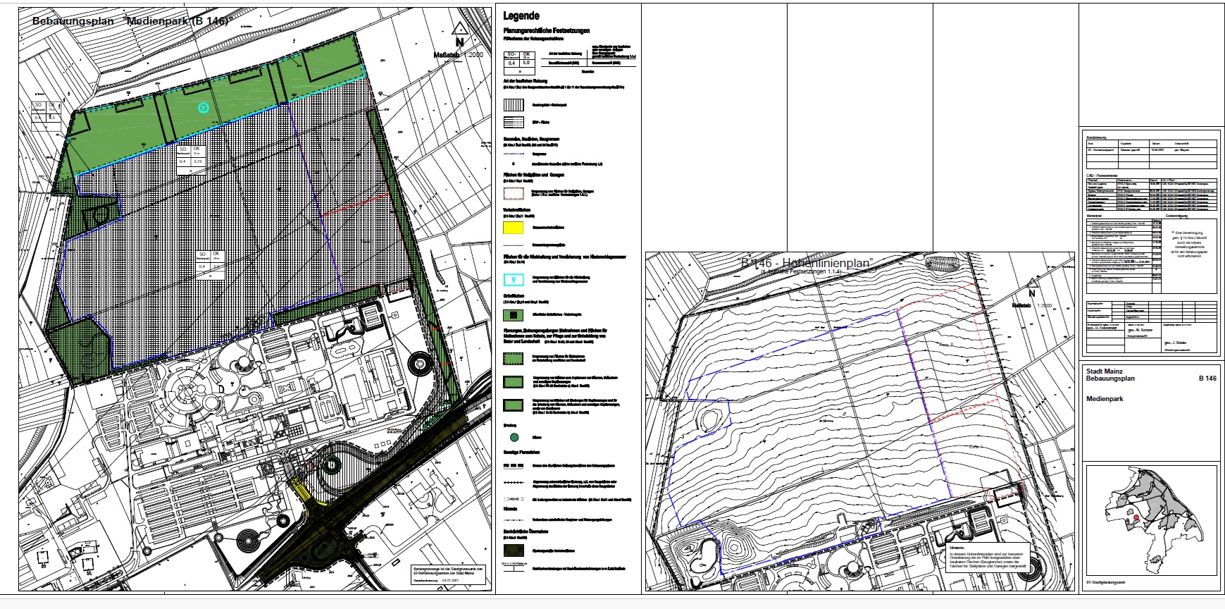 Bebauungsplan B146 Medienpark